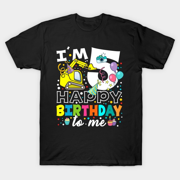 5th birthday celebration gift T-Shirt by Emma Creation